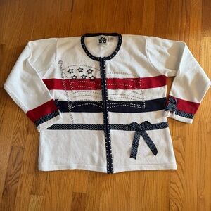 Storybook Knits American Celebration Zip Cardigan